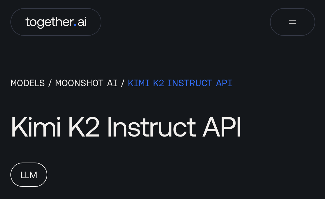 Kimi-K2 API